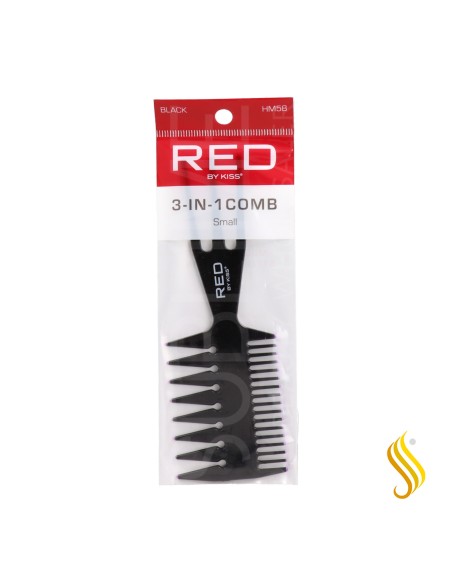 Red Kiss Small Comb 3 In 1 Peine